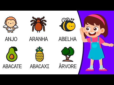 Aprender o Alfabeto | Educação Infantil | Aprendendo o ABC | A de abelha, B de bola...
