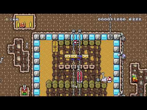 Sand Plaza Desert by M3meM4chin - Super Mario Maker 2 - No Commentary 1bx
