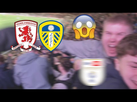 😱 LEEDS AWAY FANS’ CARNAGE AT THE RIVERSIDE! Middlesbrough 3-4 Leeds United | 2023/24