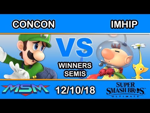 MSM 169 - SS | Concon (Luigi) Vs. Imhip (Olimar) Winners Semi - Smash Ultimate