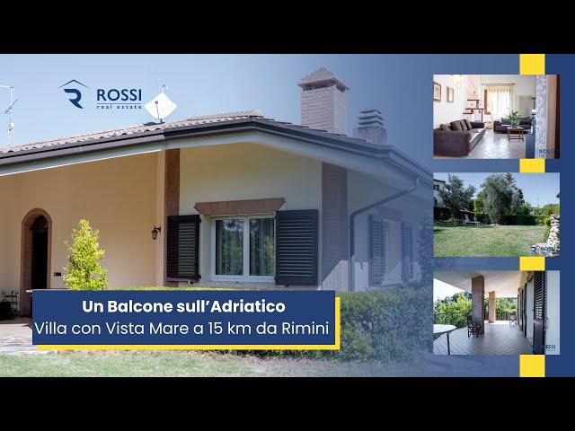 Villa con Vista Mare a 15 km da Rimini – Un Balcone sull’Adriatico
