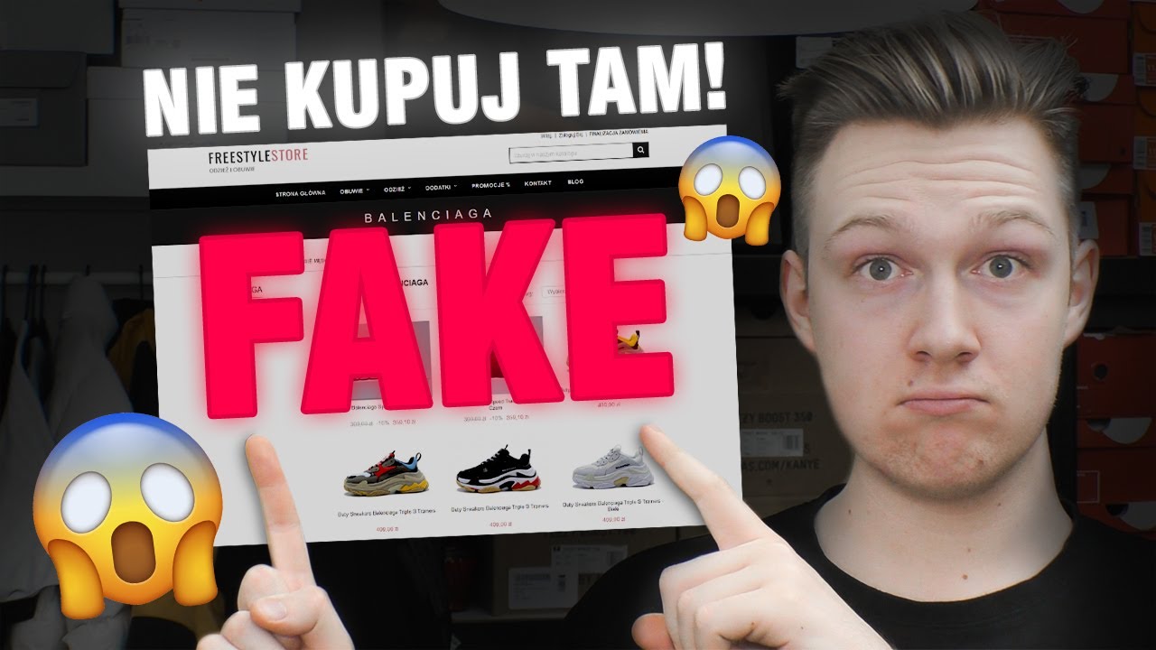 Popularne strony sprzedają PODRÓBKI! Nie kupuj tam butów ani ubrań! Jak rozpoznać stronę z podróbką