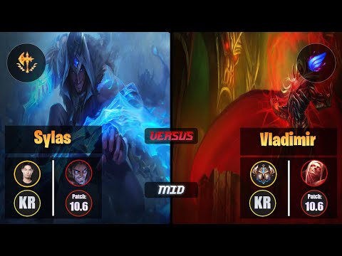 Ucal SYLAS (Mid) [Conqueror] VS VLADIMIR - Challenger KR Patch 10.6