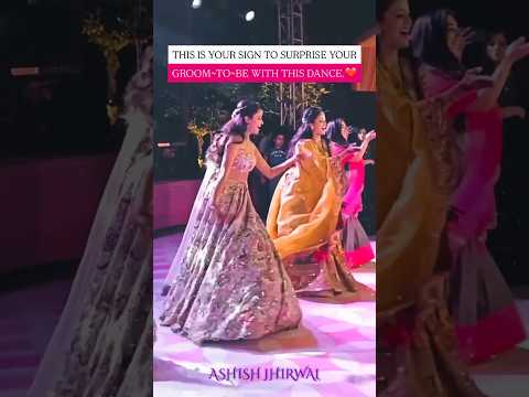 Surprise Dance For Groom.😍 #brideandgroom #bridedance #weddingdance #brideentry #bridesmaids #fyp