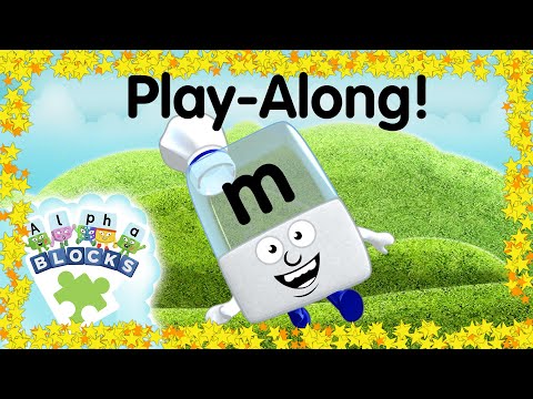 Can You Find M? - Alphablocks Homeschooling | #PlayAlong | Learn to Read