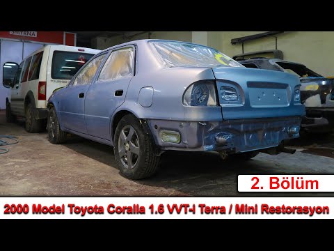 2000 Model Toyota Coralla 1.6 VVT-i Terra - Mini Restorasyon 2.Bölüm Boya Aşaması