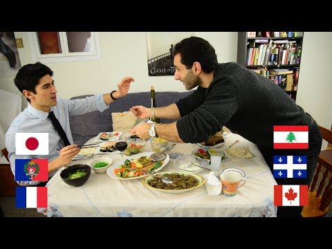 FRAJALICAN EP 3: FOOD & TABLE MANNERS - JAPAN VS LEBANON