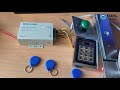 How to do add user code & tag access control system mKey keypad