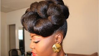 Hair Tutorial; Protective Style, Up do (Requested)