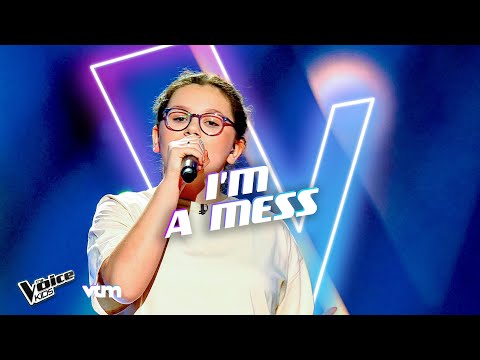 Eldiona - 'I'm A Mess' | Knockouts | The Voice Kids | VTM