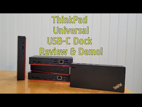 Lenovo Universal USB-C Dock Review and Demonstration