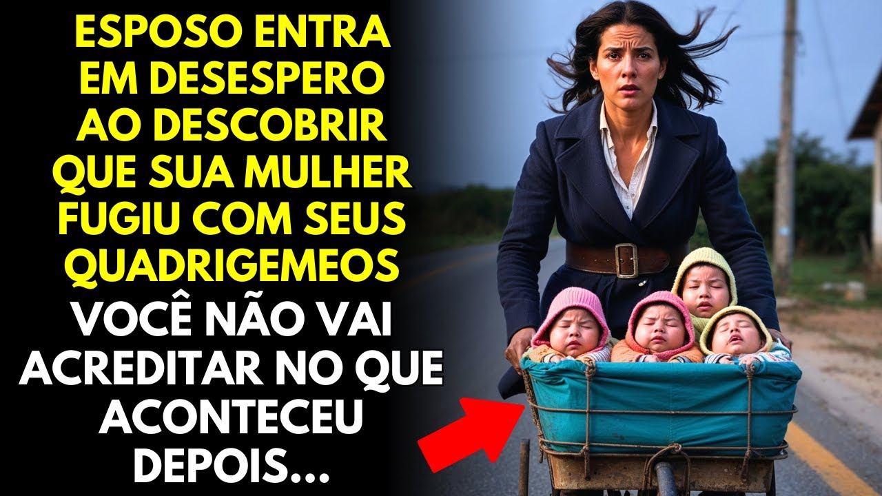 ESPOSO ENTRA EM DESESPERO AO SABER QUE SUA MULHER FUGIU COM SEUS FILHOS!! OQUE ACONTECEU NO FINAL...