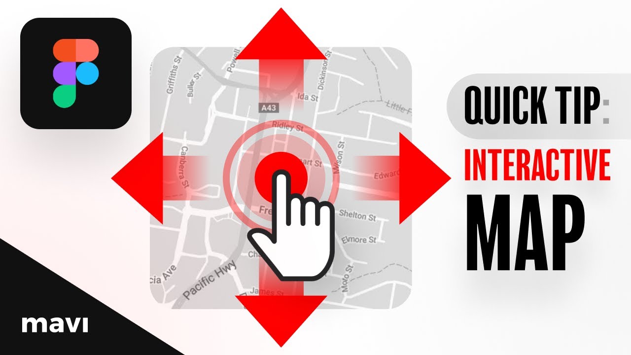 Quick Figma Tip: A MAP PROTOTYPE (Swipe To Move Around)