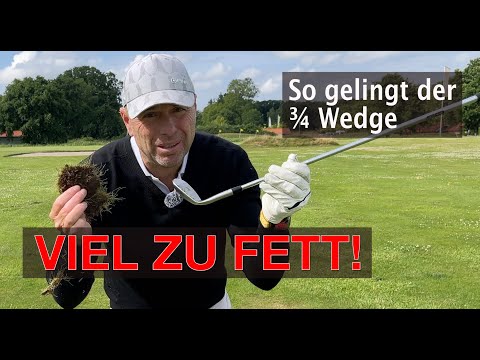 So gelingt der saubere ¾-Wedge-Schlag – ohne fetten Divot