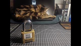 [009] - Master Lock Excell Combination Padlock Decoded NO TOOLS