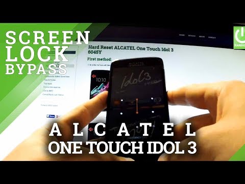 Hard Reset ALCATEL One Touch Idol 3 6045Y  - How to Reset Screen Lock