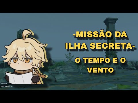 Como fazer a MISSÃO da ILHA SECRETA de MONDSTADT | Missão o Tempo e o Vento