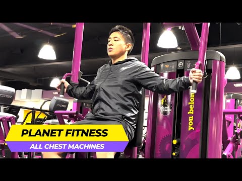 Planet Fitness Chest Machines (HOW TO USE ALL OF THEM!)