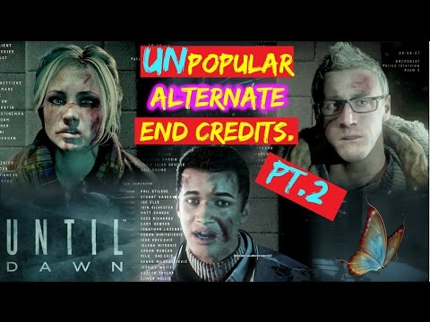 UNpopular Alternate End Credits part 2: Jess, Chris, and Matt ALONE | Until Dawn