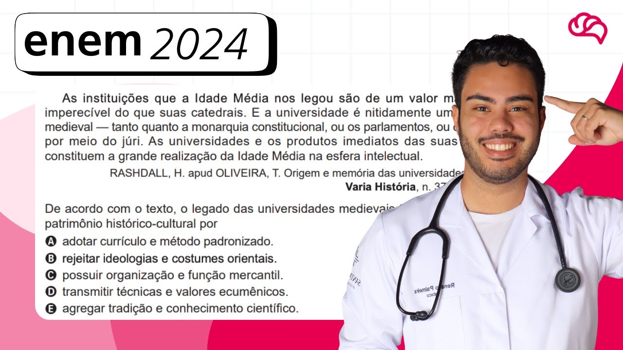 Resolução em Vídeo — Questão 59 ENEM 2024