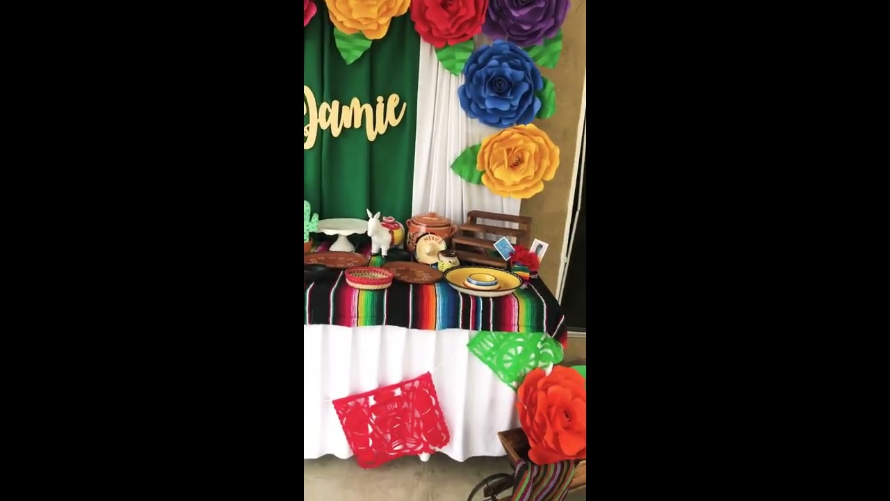 Mexican Fiesta backdrop