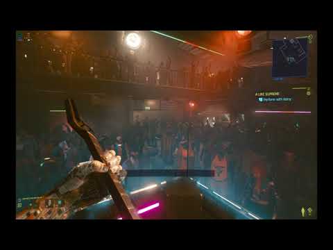[Spolier] Shredding the guitar on stage. Cyberpunk2077.