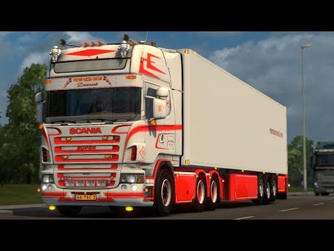 Euro Truck Simulator 2 | Mods | Scania Jesper Hansen + Trailer [1.28]
