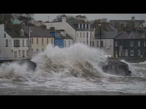 The Storm at the Donaghadee Short