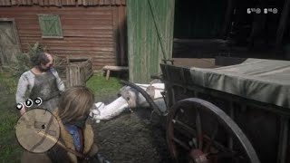 How to sell wagon to fence in RDR2