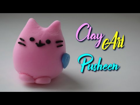 Pusheen Cat Clay Tutorial 🐱 DIY Clay Pusheen Step by Step 🎀 Cum Sa Faci Jucarii din Clay