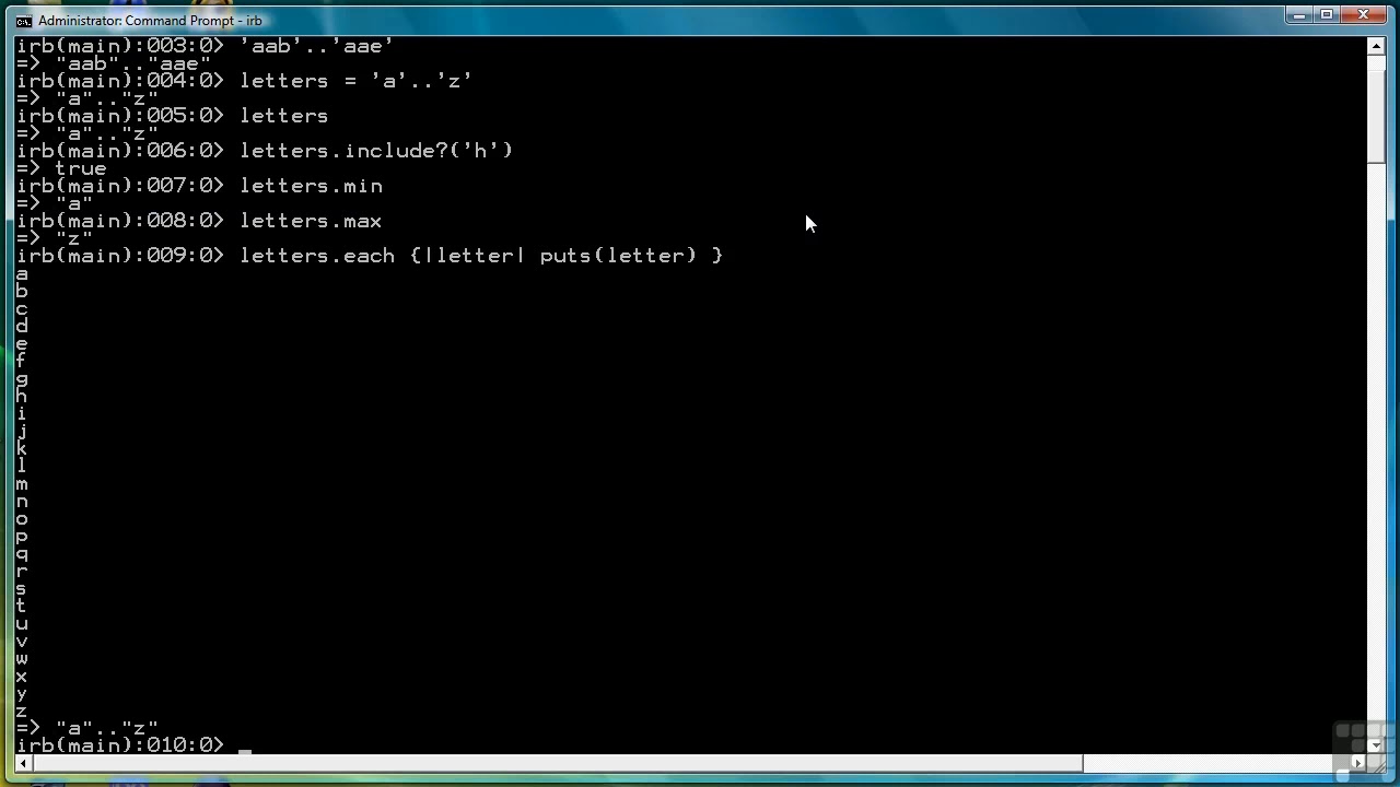 Working with Ranges in Ruby | Learn Ruby Programming online | HNG Learn