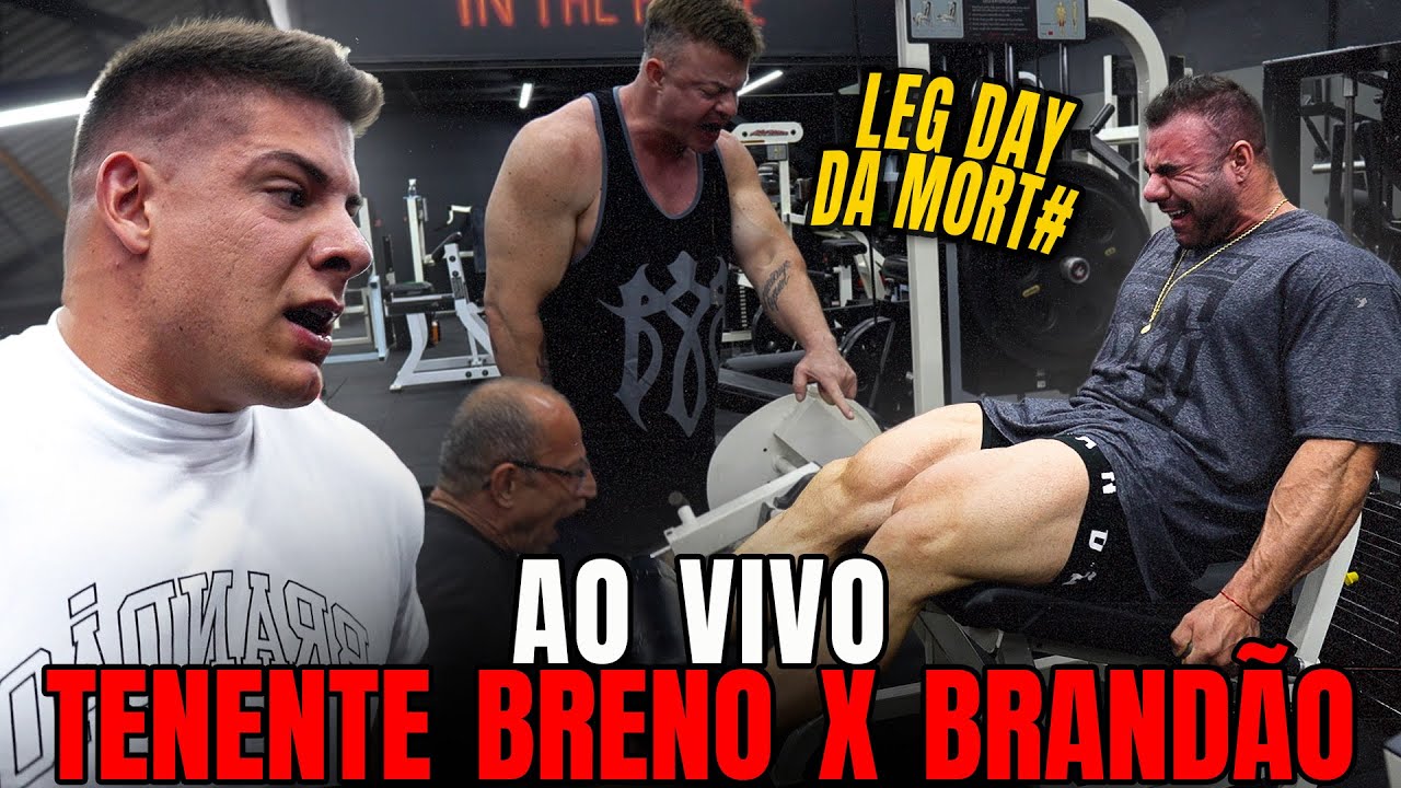 LEG DAY II 🚨 ao vivo 🚨 | BRANDÃO vs TENENTE BRENO + JOHANN E PINDUCA | RAFAEL BRANDÃO