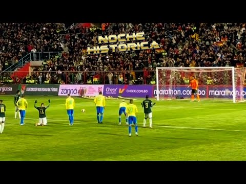 Así se vivió el Bolivia 1 vs 0 Brasil Reacción del repechaje 