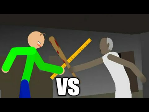 baldi basics vs granny ) stick nodes