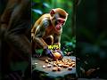 Monkey Hides Tools After Using Mini Wood Toy Woodworking Art Skill Wood Hand Shorts