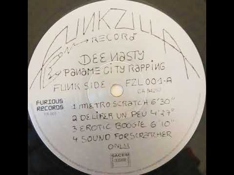 Dee Nasty "Métro scratch" 1984 Funkzilla Records
