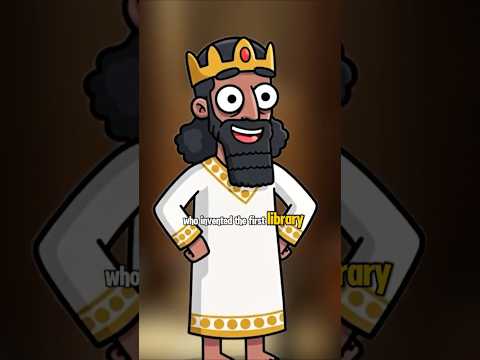 The Assyrian King Who INVENTED Libraries | Ed the Historian #funnyhistory #comedyshorts #history