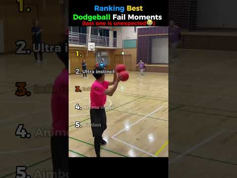 Ranking Best Dodgeball Fail Moments Ever!💀😱 #dodgeball #fails #funny