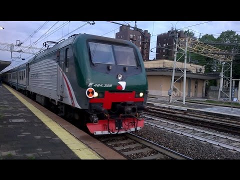 E464 328 Trenord+6 MDVC XMPR e Trenord - Monza - 05/04/2017
