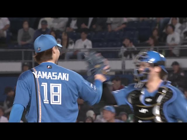 【9回裏】8年ぶりの完封勝利!! ファイターズ・山崎福也 9回122球7奪三振無死四球無失点の安定した投球で今季2勝目!! 2025年5月16日 千葉ロッテマリーンズ 対 北海道日本ハムファイターズ