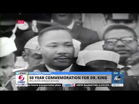 Wilmington 50 year commemoration event to honor Dr. Martin Luther King, Jr.