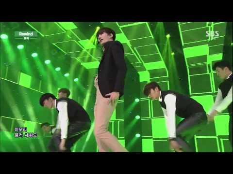 [1080p] 141109 Zhoumi ft (EXO Chanyeol) - Rewind @ Inkigayo