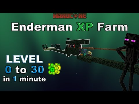 Hardcore Minecraft: Ultimate Enderman XP Farm Guide (1.19/1.20 Tutorial)