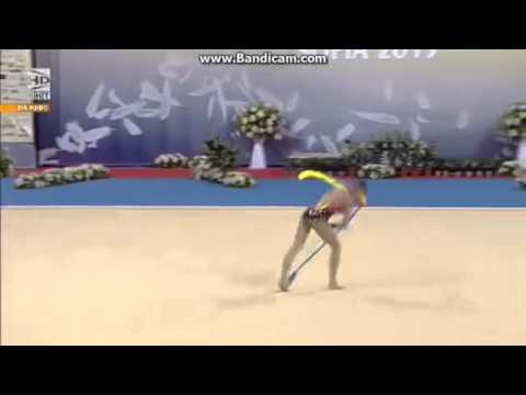Katsiaryna Halkina Ribbon EF - WC Sofia 2015