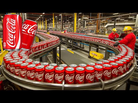 How Coca-Cola Cans Are Made In Factory? Coca-Cola Canning Line Factory | Captain Discovery