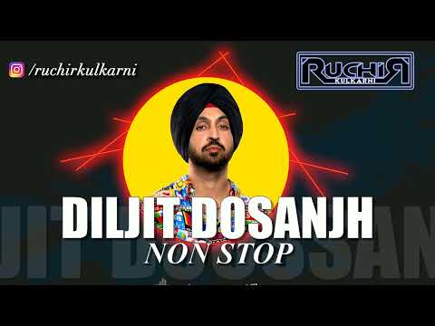 Diljit Dosanjh Non Stop Mashup | Dj Ruchir Mixtape | Diljit Dosanjh Jukebox | 2022 | Punjabi Mashup