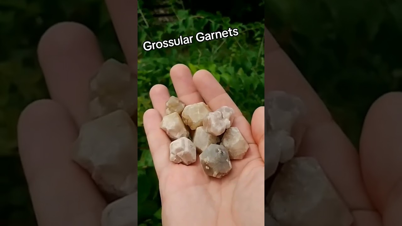 I Need A Perception Check On These Grossular Garnet Crystals #nature #gems #dnd #mining