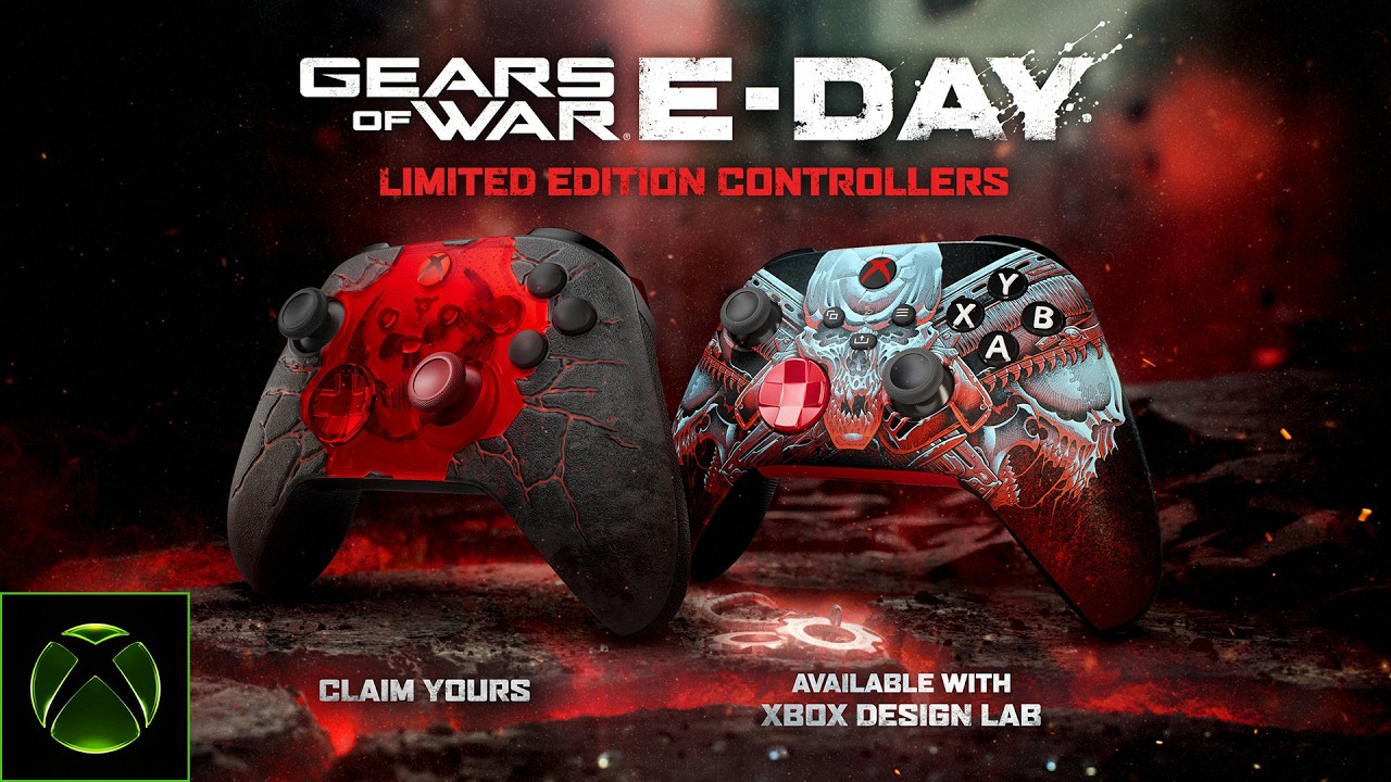 Gears of War: E-Day Limited Edition Controllers | Reveal Trailer - YouTube