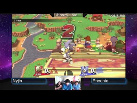 Chula Vista Smash #3 - Nyjin (Shiek) vs. Phoenix (Sonic) - SSB4 Winners Finals - Smash 4 Wii U
