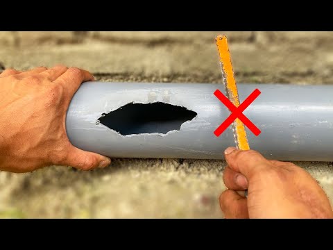 Why Didn't I Know This Sooner? Secret Tip to Seal a Large Hole in a PVC Drain Pipe in Just 1 Minute